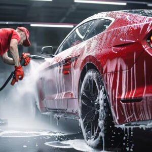 Combo Pack Gold - Daily Exterior Clean Service + one time (Tyre Trim + Vaccum Interier + Exterier UV Wax Coating Polish)